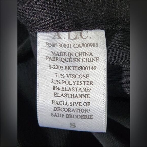 A.L.C NWT Anya Embellished Ruched Stretch-jersey
Mini Dress Black Size Small - Picture 10 of 12